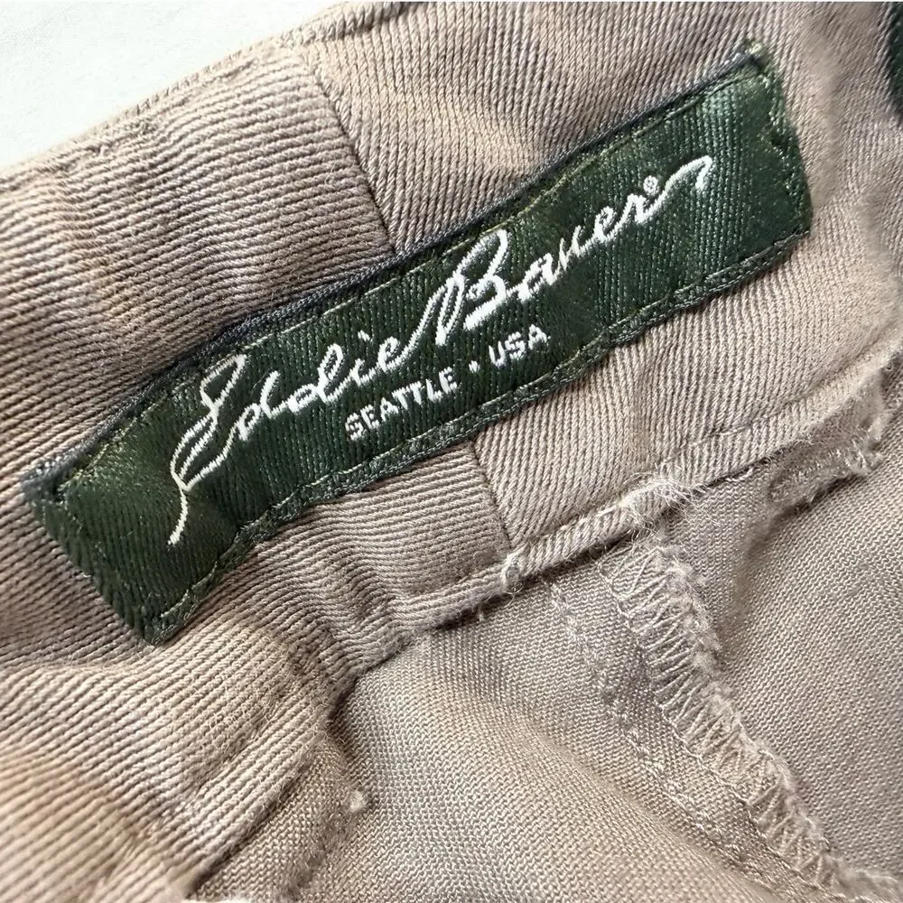 Eddie Bauer Shaw Fit Cotton Blend Bootcut Chino Pants Sz 8 Women Utility Casual